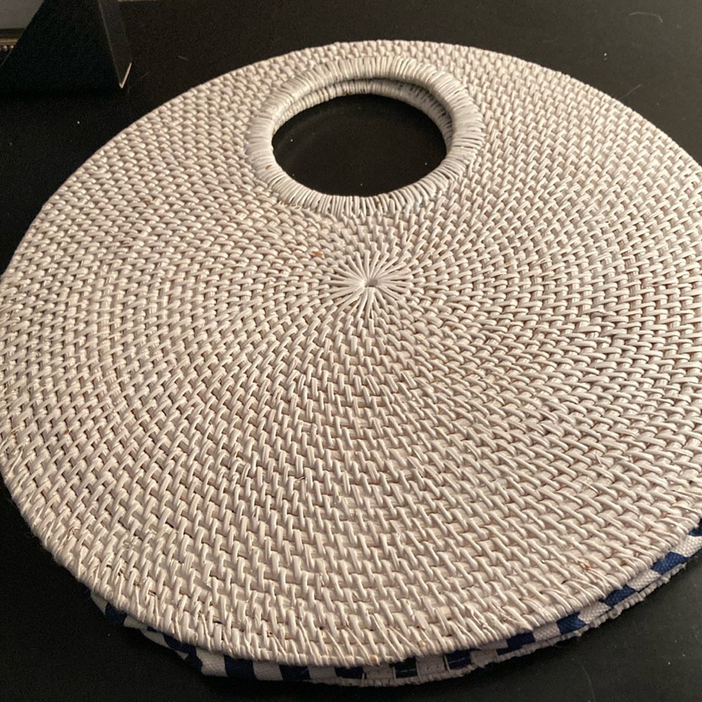 Round Woven Handbag